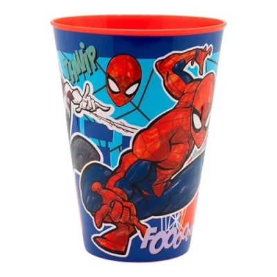 Immagine di Stor Spiderman Bicchiere per bambini in plastica riutilizzabile da 430 ml