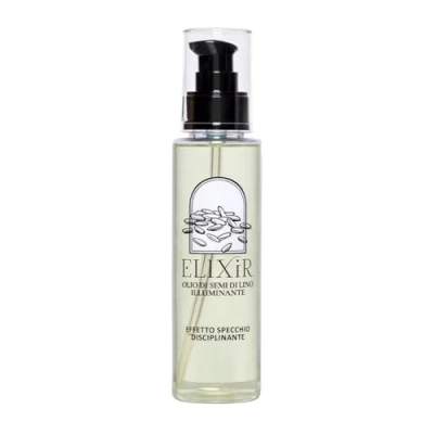Immagine di Elixir, Olio Capelli con di Semi Lino, Trattamento Illuminante Effetto Specchio, Previene la Formazione delle Doppie Punte ed Elimina il Crespo, Senza Risciacquo, 100 ml