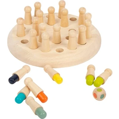 Immagine di Small Foot Memory dei colori in legno, con 24 pedine, da due a quattro giocatori, partire dai 4 anni, 11962