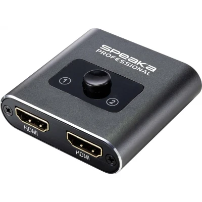 Immagine di SpeaKa Professional SP BDS 120 1+2 Porte Switch HDMI Predisposto Ultra HD 3840 x 2160 Pixel