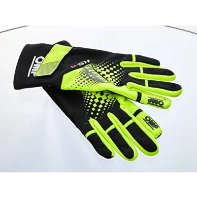 Immagine di OMP 1596716 Guanti, Nero/Giallo, XL, Set di 2