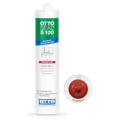 Immagine di OttoSeal S100 Silicone per sanitari, 300 ml, diversi colori a scelta
