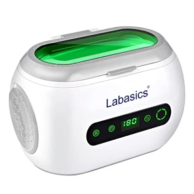 Immagine di Labasics Pulitore Ultrasuoni, Ultrasuoni Professionale Compatto con Timer Digitale per Strumenti da Laboratorio, 600 ml