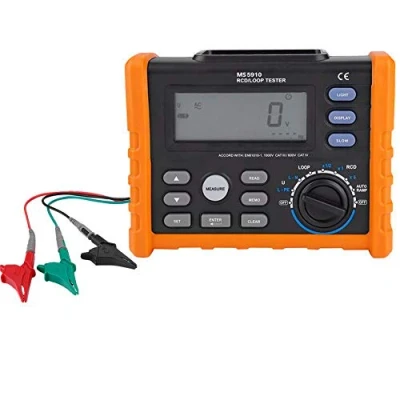 Immagine di RCD Tester MS5910 interruttori di tenuta Misuratore resistenza digitale loop multimetro Trip Out Tensione corrente/ Rilevatore