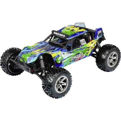 Immagine di Reely Stagger brushless 1:10 Automodello Elettrica Buggy 4WD 100% RtR 2,4 GHz incl. Batteria, caricatore e batterie telecomando, combo