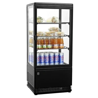 Immagine di METRO Professional Vetrina refrigerata GGC2078B, capacità 78 L, intervallo di temperatura 0 12C, illuminazione a LED, ideale per gastronomia