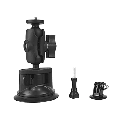 Immagine di Supporto a ventosa per parabrezza auto, Insta360 ONE X2, X, R, GO 2, accessori GoPro Hero Max Fuin