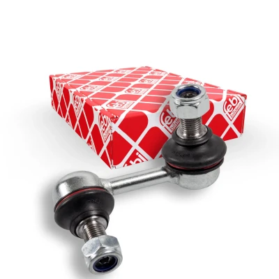 Immagine di febi BILSTEIN 30844 Bielletta barra stabilizzatrice Assale anteriore Dx 78 M14 x 1,5 Plus con dado autobloccante Acciaio argento