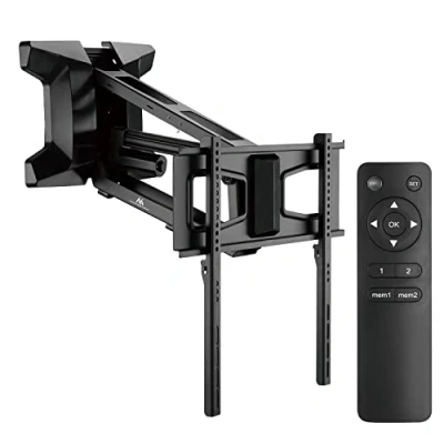 Immagine di Maclean MC 891 Supporto Staffa elettrica per TV a parete Montaggio sopra il caminetto 37 70&quot; QLED, OLED, LED, LCD, plasma max 35 kg Telecomando incluso