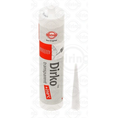 Immagine di ELRING 216.910 Sostanza sigillante Cartuccia Silicone 310ml sempre elastico, Senza solvente, resistente UV trasparente