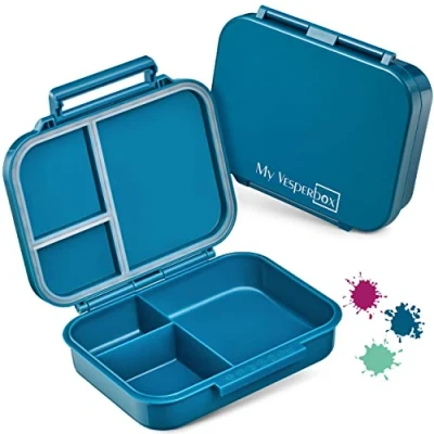 Immagine di My Vesperbox Mini BIA Bento Box per bambini Nuovo modello compatto e leggero a prova di perdite senza BPA Contenitore il pranzo l&#039;asilo la scuola