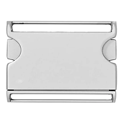 Immagine di Prym, Fibbia per Cintura, in Metallo, Argento Opaco, 40 mm