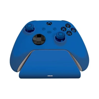 Immagine di Razer Base di Ricarica Rapida Universale per Xbox Caricabatterie Rapido controller (Ricarica Rapida, Compatibilità Universale, Sistema a Contatto Magnetica) Shock Blue