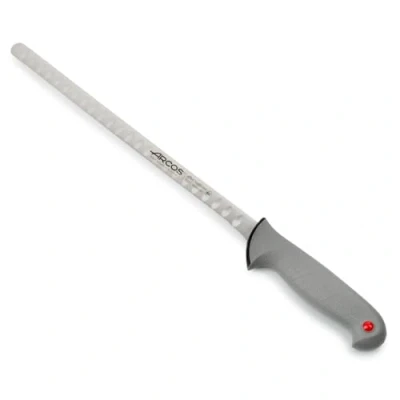 Immagine di Arcos Serie Colour Proof Coltello Salmone Pesce Lama Acciaio Inossidabile Nitrum 300 mm Manico Polipropilene Coperto da Elastomer Colore Nero