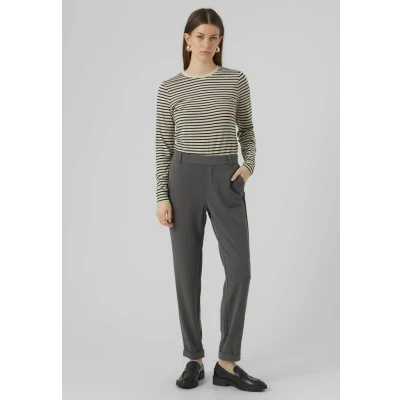 Immagine di Vero Moda Vmmaya Mr Loose Solid Pant Noos, Pantaloni Donna, Grey Pinstripe, XS / 30L