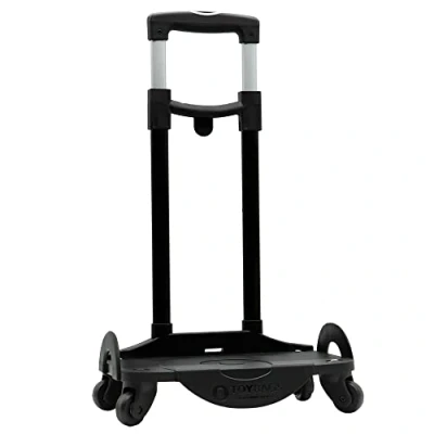 Immagine di Toybags Trolley 360º Multidirezionale Ruote rotanti a Include un Freno Anteriore Antiribaltamento e Laterali Rinforzati Ideale per Adattarsi Qualsiasi Zaino