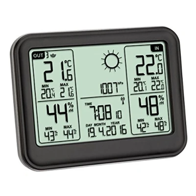 Immagine di TFA Dostmann MEMO 35.1141.01 Stazione meteo digitale senza fili Previsione per 12 24 ore Numero di sensori max. 3
