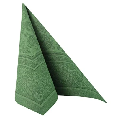 Immagine di Papstar 11666 Tovaglioli, Tessuto, Verde Scuro
