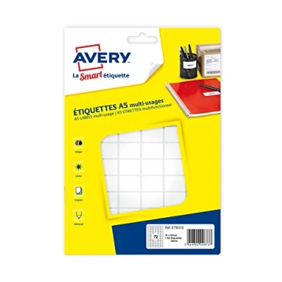 Immagine di AVERY Astuccio di 1152 etichette autoadesive, formato 16 x 22 mm