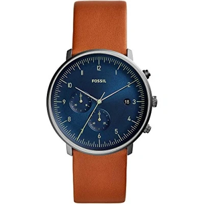 Immagine di Fossil Orologio Cronografo Quarzo Uomo con Cinturino in Pelle FS5486