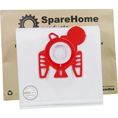 Immagine di SpareHome® Sacchetti Multi Layer + 2 microfiltri Basic 3D Efficiency FJM ricambio per aspirapolvere Miele Compact C2 C1 Complete