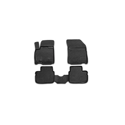 Immagine di Element tappetini in Gomma 3D Premium su Misura Adatti per Suzuki SX4, MK 2 (II), 2010 2013, Hatchback 5 Porte, 4 Pezzi.
