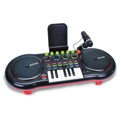Immagine di Bontempi HarmonyKeys Tastiera Digitale a 49 Tasti con Connessione USB e adattatore di rete per un&#039;Armonia Perfetta, 540x170x55 mm