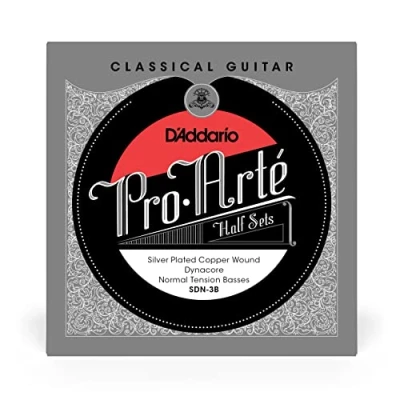 Immagine di D&#039;Addario SDN 3B Pro Arte Corde avvolte in rame placcato argento con anima Dynacore materiale composito per chitarra classica, metà muta, tensione normale