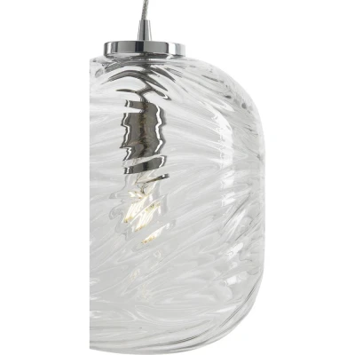 Immagine di ECO Light NEREIDE I C S2 TR Lampada a sospensione E27 120 W Trasparente, Cromo