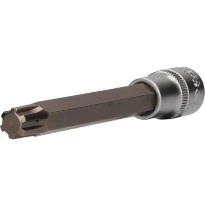 Immagine di BRILLIANT TOOLS BT022744 Bussola a inserto RIBE 1/2&quot;, lunga 140 mm, M12 [Powered by KS TOOLS]