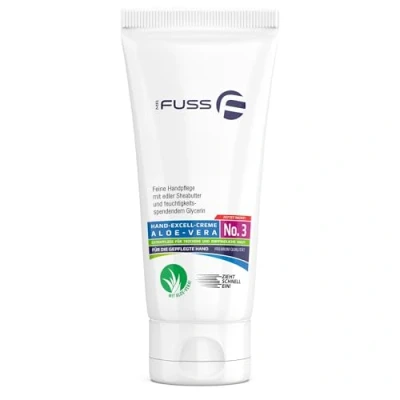 Immagine di Mr. Fuss Crema per le Mani Uomo e Donna Secche Hand Excell No. 3 con Aloe Vera &amp; Burro di Karité 100ml
