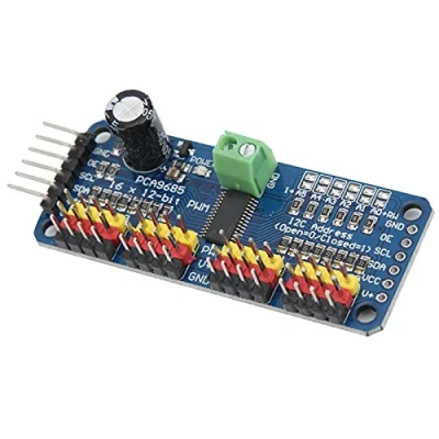 Immagine di 16 Canali 12 Bit PWM Servo Motor Driver Modulo IIC Board Compatibile con Robot, Raspberry Pi (PCA9685)