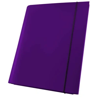 Immagine di Netuno 1x cartellina portadocumenti viola formato A4 dorso 40 mm con elastico cartella porta documenti cartone polypropylene