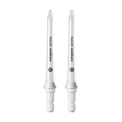 Immagine di Philips Sonicare Beccuccio Irrigatore Orale F1 standard per Power Flosser cordless 2 pezzi (modello HX3042/00)