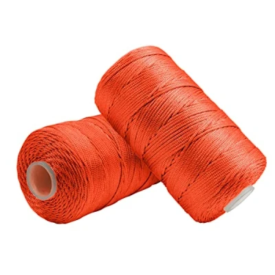 Immagine di Uiopa Filo Macrame 1,5mm x 400m, Corda in Nylon Cordino per Borse Uncinetto, Macramè Arancia Ferri e Fai da Te, Decorazioni, Artigianato