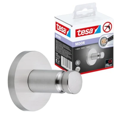 Immagine di tesa MOON Gancio adesivo (L x L A) 36 mm Argento Contenuto: 1 pz.