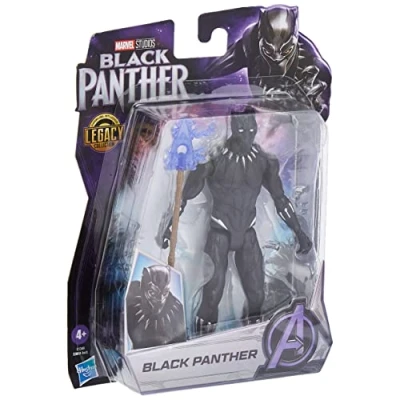 Immagine di Marvel Hasbro, Black Panther, Studios Legacy Collection, Action Figure di Panther in Scala da 15 cm, per Bambini dai 4 Anni su