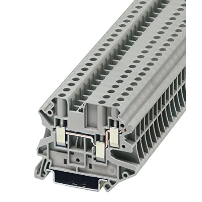 Immagine di Phoenix Contact UT 4 TWIN 3044364 Morsetto passante Numero Poli (num): 3 0.14 mm² 6 Grigio 50 pz.