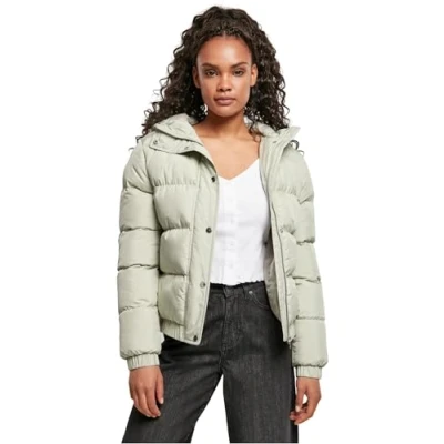 Immagine di Urban Classics Giacca da donna con cappuccio, Giacca, Donna, Beige (Soft Salvia), M