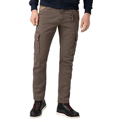 Immagine di Timezone Regular Rogertz Pantaloni Eleganti da Uomo, Grigio Terra, 48 IT (34W/34L)