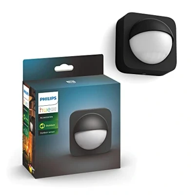 Immagine di Philips Hue Sensore di Movimento da Esterno per Accensione e Spegnimento Luci, Nero