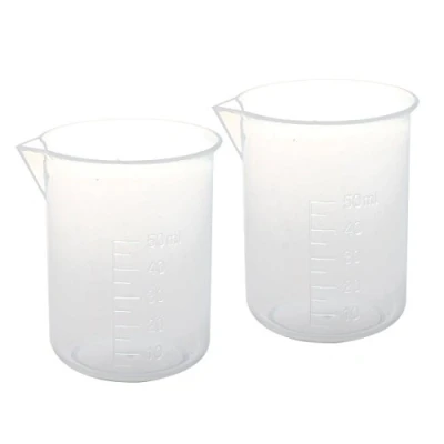 Immagine di Sunn 2 misurini da 50 ml, in plastica, trasparenti