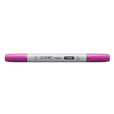 Immagine di Copic Ciao Pennarello Grafico con Doppia Punta, 11 g , Rosa ( Azalea), 12 x 150 mm