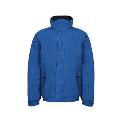 Immagine di Regatta Bomber Impermeabile Dover Donna con Cappuccio A Scomparsa Ed Interno in Pile, Jackets Waterproof Insulated Uomo, New Royal, 4XL