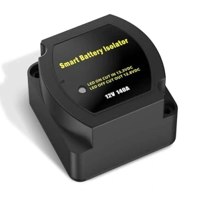 Immagine di Isolatore a doppia batteria, 12 V, 140 a, relè sensibile alla tensione, di separazione controllato da carica automatico, della doppio separatore
