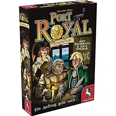 Immagine di Pegasus Spiele 18141G Port Royal, Gioco di Carte Espansione: Ein Auftrag geht Noch [Lingua Tedesca/Inglese]