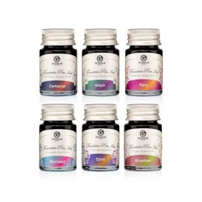 Immagine di Octopus Fluids Sheen Set di 2 inchiostri per penna stilografica, 6 x 10 ml