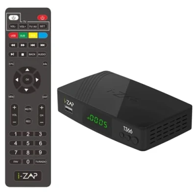 Immagine di i ZAP T366 (IZP DECODER BK ZAPPER DVBT2)