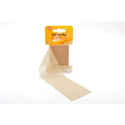 Immagine di Kleiber Nastro per riparazioni Abiti Elastico termoadesivo 40 x 6 cm, Beige