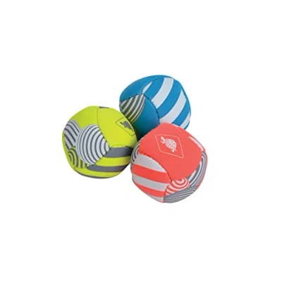 Immagine di Schildkröt Mini Palline Divertenti in Neoprene, 3 per Calci, Lancio, Cattura, Giocoleria, Ø 5 cm, Doppia Parete, Riempite con Granuli di Plastica, 970145